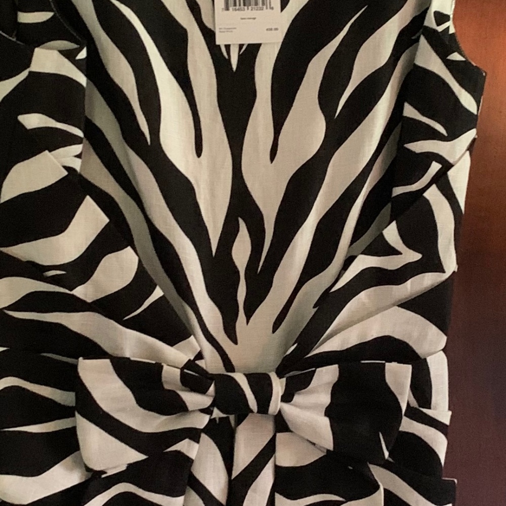 Kate Spade Jillian zebra print dress